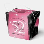 Elegant 52. Star Ruby Wedding Jubiläum Geschenkschachtel (Rückseite)