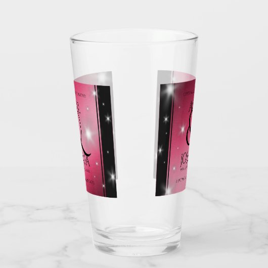 Elegant 52. Star Ruby Wedding Jubiläum Glas (Links)