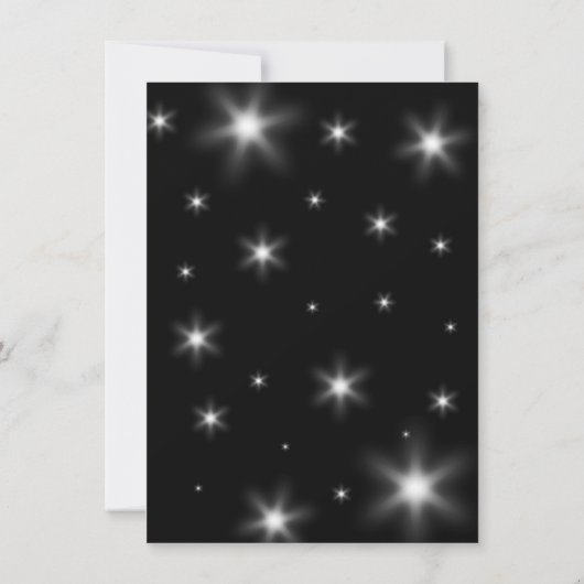 Elegant 52. Star Ruby Wedding Jubiläum Save The Date (Rückseite)