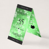 Elegant 55. Emerald Wedding Jubiläum (Vorderseite)