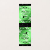 Elegant 55. Emerald Wedding Jubiläum (Außenseite Aufgefaltet)