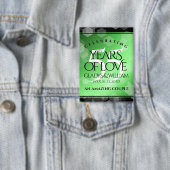 Elegant 55. Emerald Wedding Jubiläum Button (Insitu)