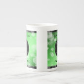 Elegant 55. Emerald Wedding Jubiläum Porzellantasse (Vorderseite)