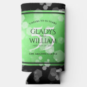 Elegant 55. Emerald Wedding Jubiläum Selters Dosenkühler (Rückseite)