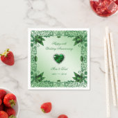Elegant 55. Hochzeitspapier Napkins Serviette (Beispiel)