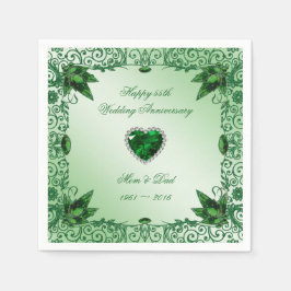 Elegant 55. Hochzeitspapier Napkins Serviette