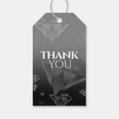 Elegant 60. 75. Diamond Wedding Jubiläum Geschenkanhänger (Rückseite)