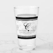 Elegant 60. 75. Diamond Wedding Jubiläum Glas (Rückseite)