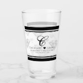 Elegant 60. 75. Diamond Wedding Jubiläum Glas (Vorderseite)