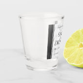 Elegant 60. 75. Diamond Wedding Jubiläum Schnapsglas (Links)