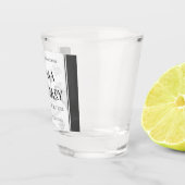 Elegant 60. 75. Diamond Wedding Jubiläum Schnapsglas (Rechts)