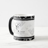 Elegant 60. 75. Diamond Wedding Jubiläum Verwandlungstasse (Vorderseite Links)