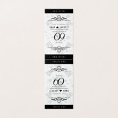 Elegant 60. Diamond Wedding Jubiläum (Außenseite Aufgefaltet)