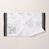 Elegant 60. Diamond Wedding Jubiläum Badhandtuch Set (Handtuch)