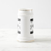 Elegant 60. Diamond Wedding Jubiläum Bierglas (Mittel)