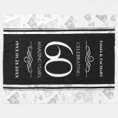 Elegant 60. Diamond Wedding Jubiläum Fleecedecke (Vorderseite (Horizontal))