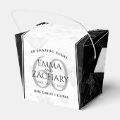 Elegant 60. Diamond Wedding Jubiläum Geschenkschachtel (Rückseite)