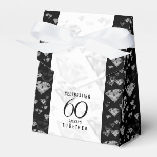 Elegant 60. Diamond Wedding Jubiläum Geschenkschachtel