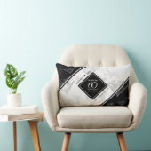 Elegant 60. Diamond Wedding Jubiläum Lendenkissen (Stuhl )