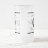 Elegant 60. Diamond Wedding Jubiläum Mattglas Bierglas (Mittel)