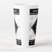 Elegant 60. Diamond Wedding Jubiläum Milchtasse (Vorderseite)