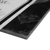 Elegant 60. Diamond Wedding Jubiläum Schneidebrett (Ecke)