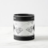 Elegant 60. Diamond Wedding Jubiläum Tasse (Zentrum)