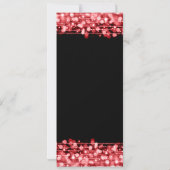 Elegant 60. Geburtstagsparty Programm Red (Rückseite)