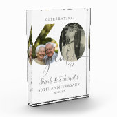 Elegant 60. Hochzeitstag 2 Fotoblock (Links)