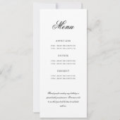 Elegant 60. Programm Silver Menu+Vielen Dank (Rückseite)