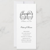 Elegant 60. Programm Silver Menu+Vielen Dank (Vorderseite)