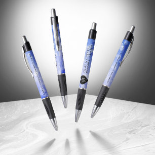 Elegant 65. Blue Sapphire Hochzeitstag Kugelschreiber