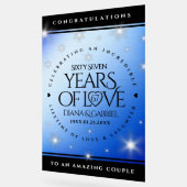 Elegant 67. Star Sapphire Hochzeit Jahrestag Acrylschild (Winkel)