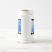 Elegant 67. Star Sapphire Hochzeit Jahrestag Bierglas (Mittel)