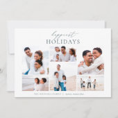 Elegant 6 Foto Collage Weihnachten glücklich (Vorderseite)