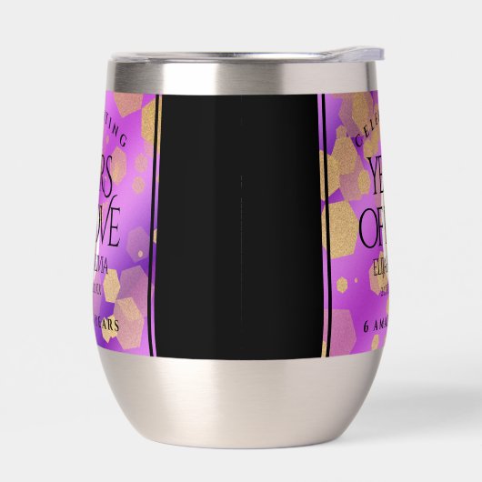 Elegant 6. Geburtstag von Amethyst (Links)