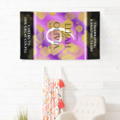 Elegant 6. Geburtstag von Amethyst Banner (Insitu)