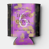 Elegant 6. Geburtstag von Amethyst Dosenkühler (Vorderseite)