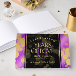 Elegant 6. Geburtstag von Amethyst Gästebuch