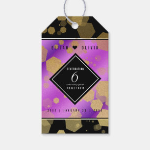 Elegant 6. Geburtstag von Amethyst Geschenkanhänger