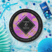 Elegant 6. Geburtstag von Amethyst Pappteller (Party)