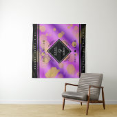 Elegant 6. Geburtstag von Amethyst Wandteppich (Beispiel (Horizontal))