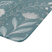 Elegant 6x7 Glass Cutting Board with Stylish Desig Schneidebrett (Ecke)