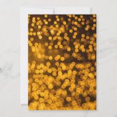 Elegant 70. Geburtstag Gold Black Simple Custom Einladung (Rückseite)