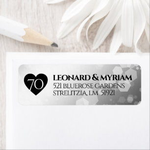Elegant 70. Platinum Hochzeitstag