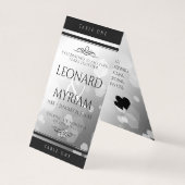 Elegant 70. Platinum Hochzeitstag (Rückseite)