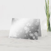 Elegant 70. Platinum Hochzeitstag Dankeskarte (Rückseite)