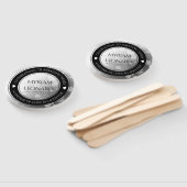 Elegant 70. Platinum Hochzeitstag Fächer (Non-assembled)