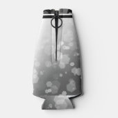 Elegant 70. Platinum Hochzeitstag Flaschenkühler (Rückseite)