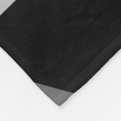 Elegant 70. Platinum Hochzeitstag Fleecedecke (Ecke)